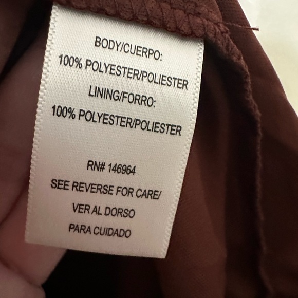 Robbie Bee Tie Neck Flowy Dress Womens 12 - Picture 3 of 10